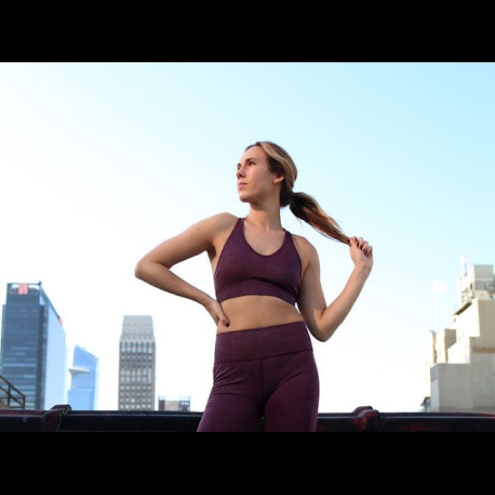 Plum SoulCycle Outfit